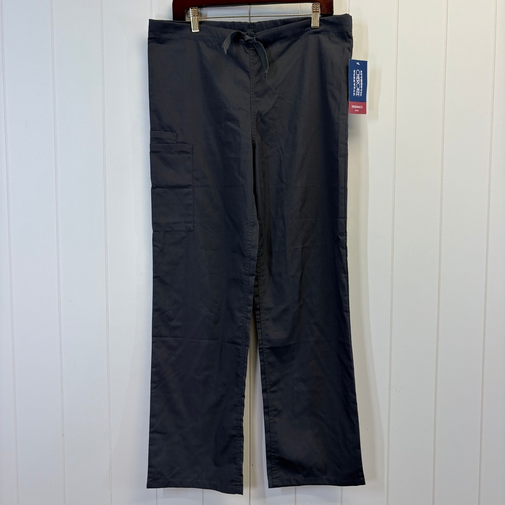 Cherokee Healthcare Drawstring Cargo Scrub Pants Womens XS Medical Occuaptional